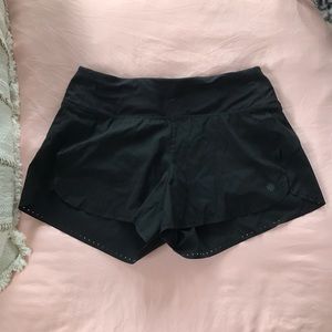 Athleta black running shorts!